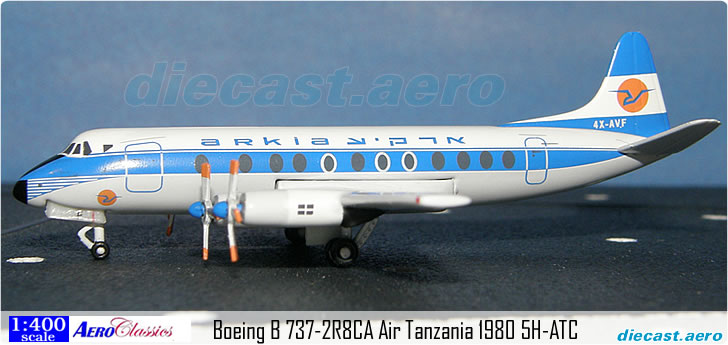 Vickers Viscount 831 Arkia Israeli Airlines 1970 4X-AVF