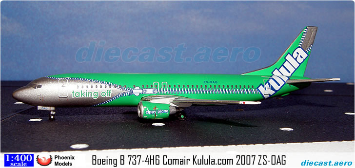 Boeing B 737-4H6 Comair Kulula.com 2007 ZS-OAG
