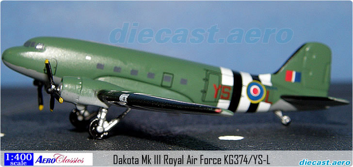 Dakota Mk III Royal Air Force KG374/YS-L