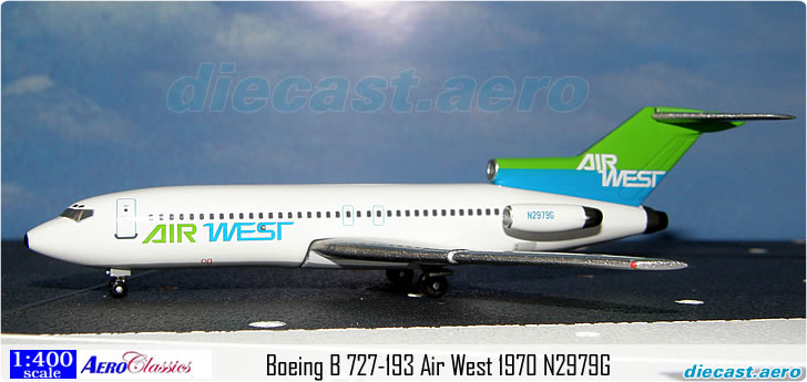 Boeing B 727-193 Air West 1970 N2979G