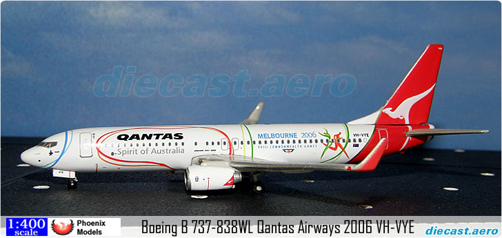 Boeing B 737-838WL Qantas Airways 2006 VH-VYE