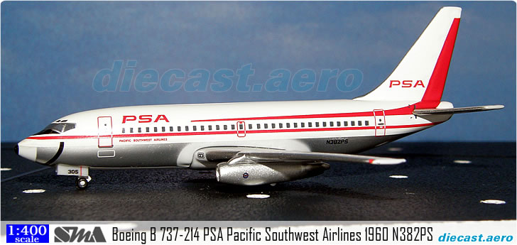 Boeing B 737-214 PSA Pacific Southwest Airlines 1960 N382PS