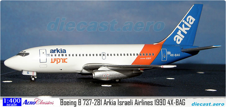 Boeing B 737-281 Arkia Israeli Airlines 1990 4X-BAG