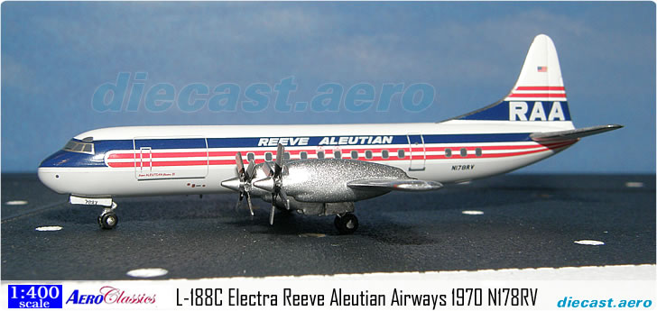 L-188C Electra Reeve Aleutian Airways 1970 N178RV