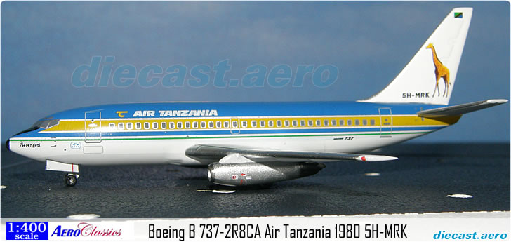 Boeing B 737-2R8CA Air Tanzania 1980 5H-MRK