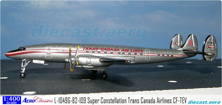 L-1049G-82-109 Super Constellation Trans Canada Airlines CF-TEV