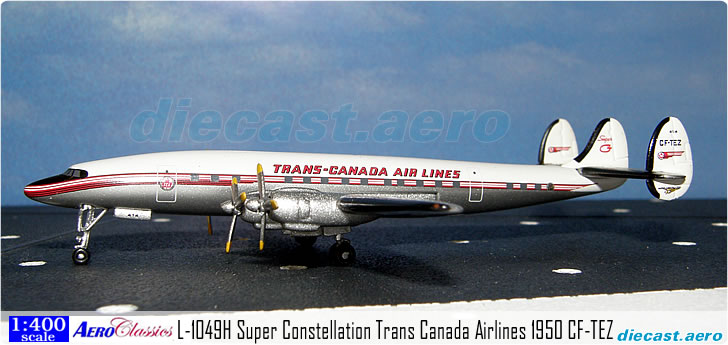 L-1049H Super Constellation Trans Canada Airlines 1950 CF-TEZ