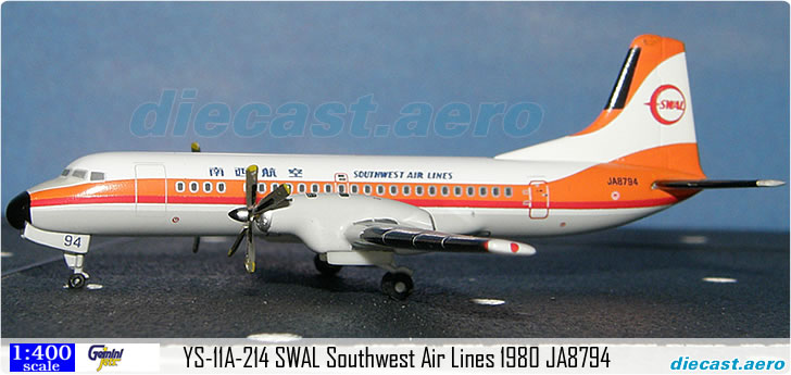 YS-11A-214 SWAL Southwest Air Lines 1980 JA8794