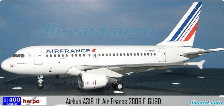 RARE Herpa Wings 1:500 524063-001 AIR FRANCE Airbus a318 F-gugq 