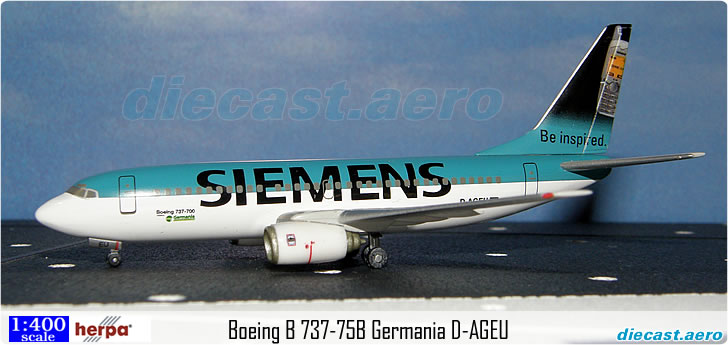 Boeing B 737-75B Germania D-AGEU