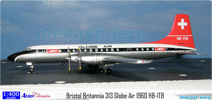 Bristol Britannia 313 Globe Air 1960 HB-ITB