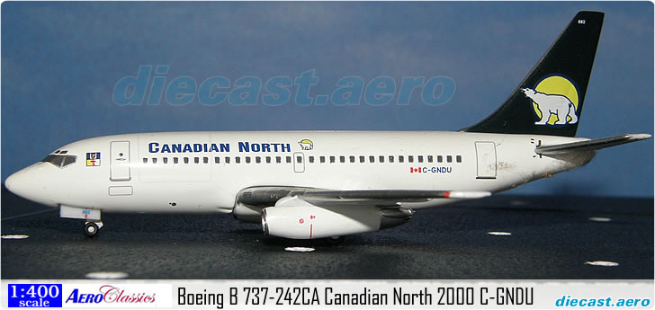 Boeing B 737-242CA Canadian North 2000 C-GNDU