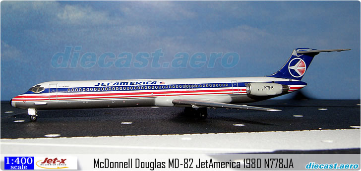 McDonnell Douglas MD-82 JetAmerica 1980 N778JA