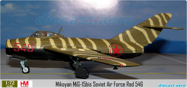 Mikoyan MiG-15bis Soviet Air Force Red 546