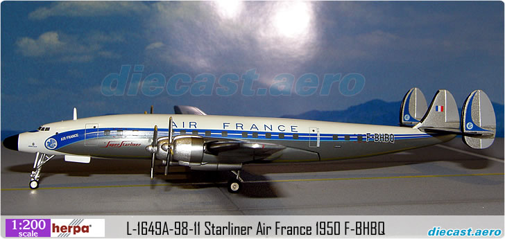 Lockheed L-1649A-98-11 Starliner Air France 1950 F-BHBQ