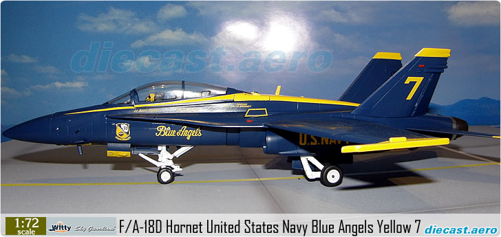 F/A-18D Hornet United States Navy Blue Angels Yellow 7