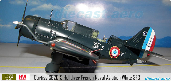 Curtiss SB2C-5 Helldiver French Naval Aviation White 3F3