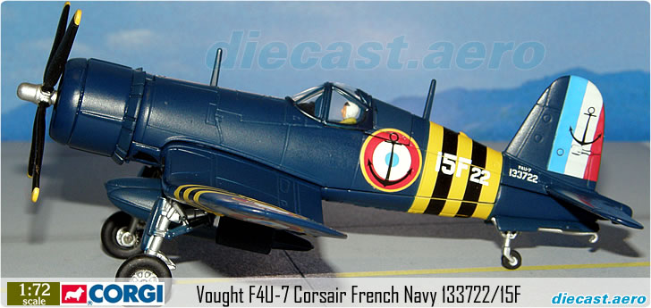 Vought F4U-7 Corsair Aeronavale French Navy 133722/15F