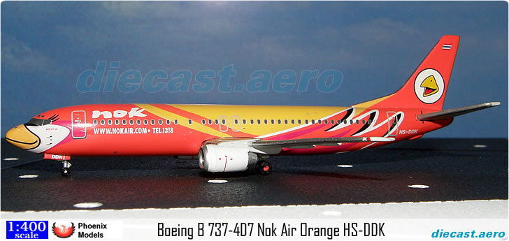 Boeing B 737-4D7 Nok Air Orange HS-DDK
