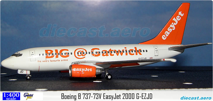 Boeing B 737-73V EasyJet 2000 G-EZJD