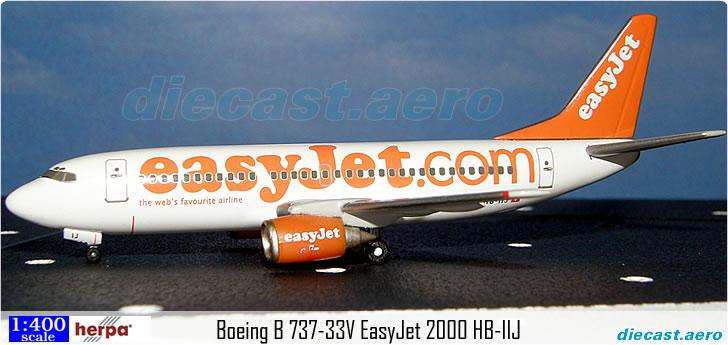 Boeing B 737-33V EasyJet 2000 HB-IIJ