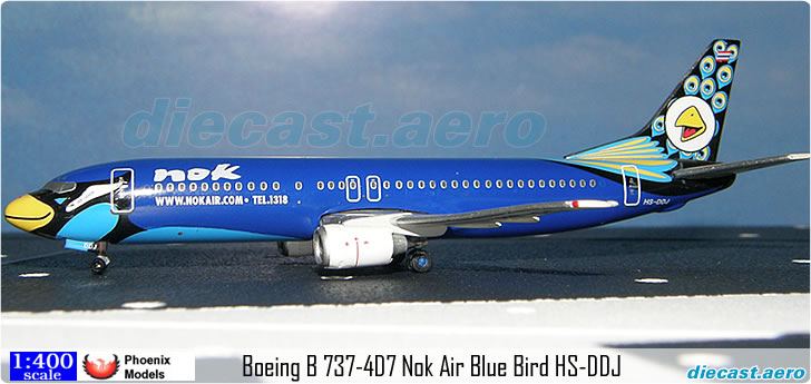 Boeing B 737-4D7 Nok Air Blue Bird HS-DDJ